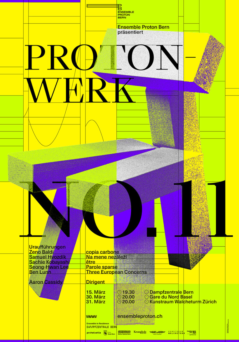 Ensemble Proton Bern | Protonwerk No. 11